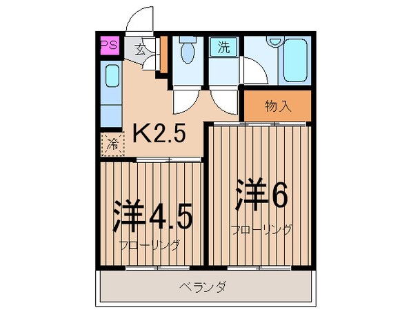 メルシー下目黒の物件間取画像